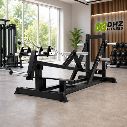 DHZ A617 Standing T-Bar Row – Professionelle Plate-Loaded Rudermaschine