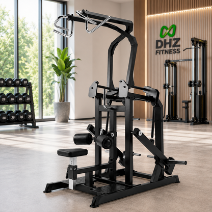 DHZ A622 Circular Lat Pulldown – Professionelle Plate-Loaded Rückenmaschine