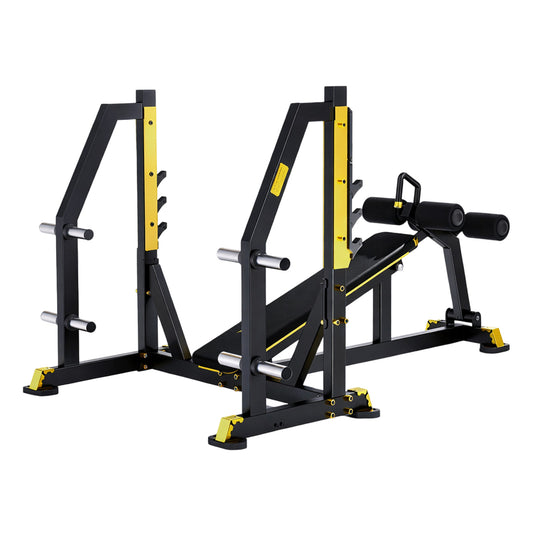 DHZ TITAN Mechanix Y973ZAOlympic Decline Bench - Plate Loaded Negativbank für Langhanteltraining