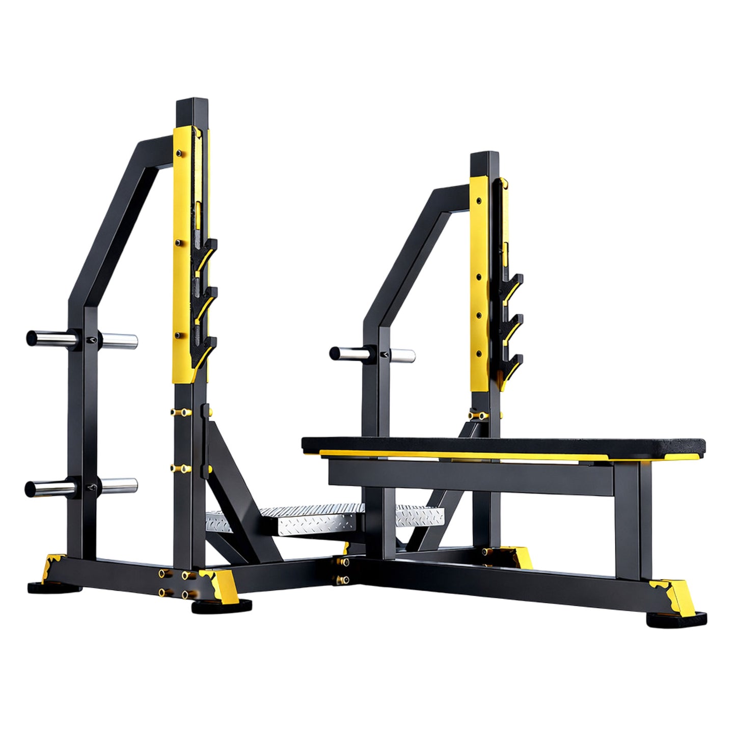 DHZ TITAN Mechanix Y972ZAOlympic Flat Bench - Plate Loaded Flachbank für Langhanteltraining