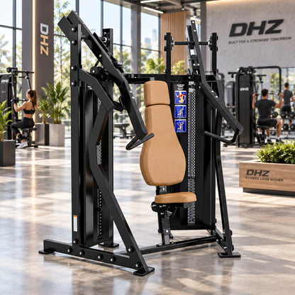 DHZ Fitness PM2040 braune Polsterung im modernen DHZ Fitnessstudio