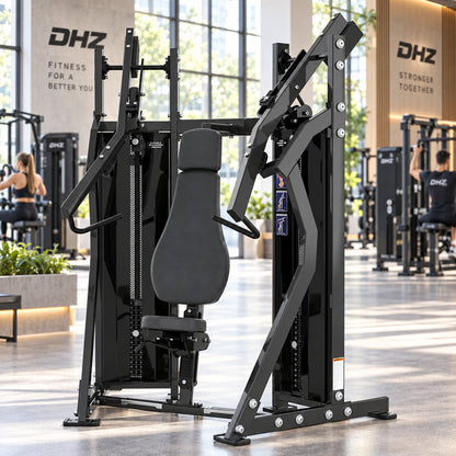 DHZ Fitness PM2040 schwarze Polsterung im modernen DHZ Fitnessstudio