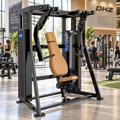DHZ Fitness PM2042 braune Polsterung im modernen DHZ Fitnessstudio