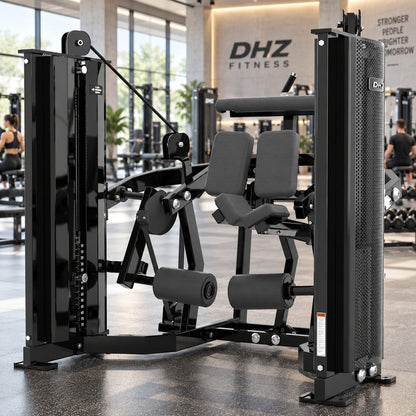DHZ Fitness PM2047 schwarze Polsterung im modernen DHZ Fitnessstudio