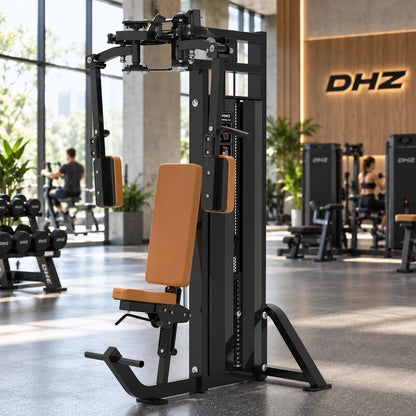 DHZ Fitness SM5004 braune Polsterung im modernen DHZ Fitnessstudio