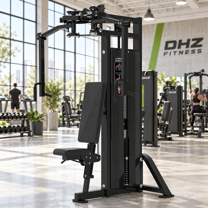 DHZ Fitness S-Force SM5007 Dual Butterfly schwarz im modernen DHZ Fitnessstudio