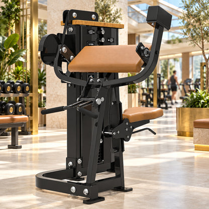 DHZ S-FORCE SM5030 Camber Curl – braune Polster – Studio-Lifestylebild