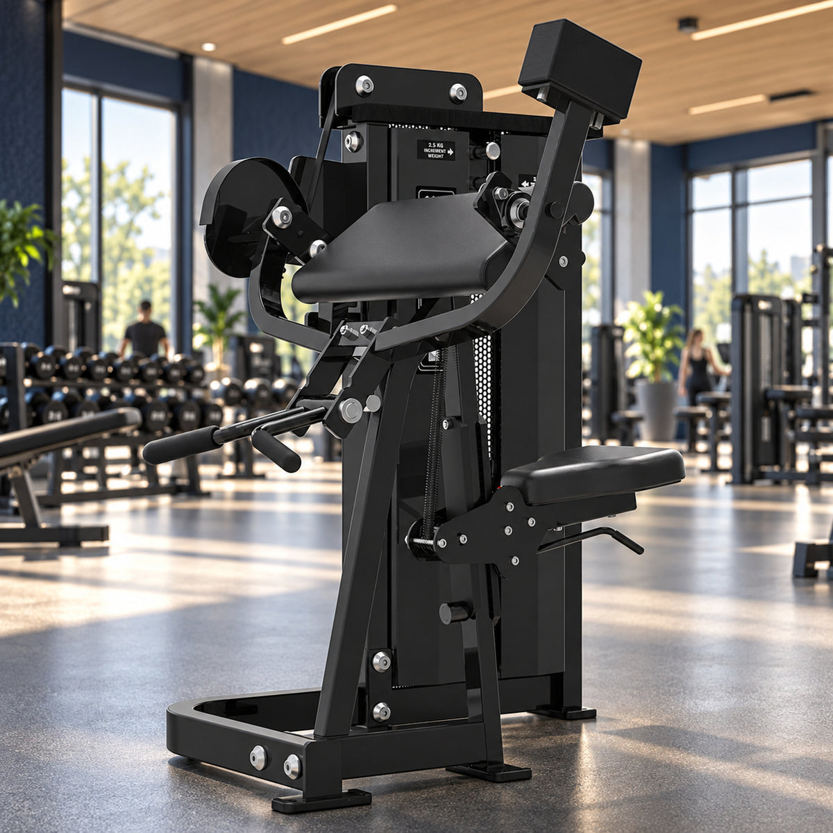 DHZ S-FORCE SM5030 Camber Curl – schwarze Polster – Studio-Lifestylebild
