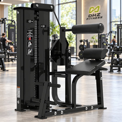 DHZ Fitness SM5031 schwarze Polsterung im hellen DHZ Fitnessstudio