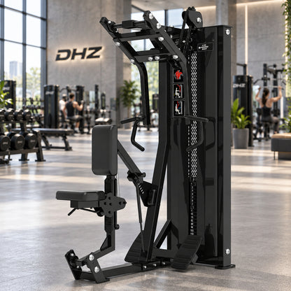 DHZ Fitness SM5034 schwarze Polsterung im hellen DHZ Fitnessstudio