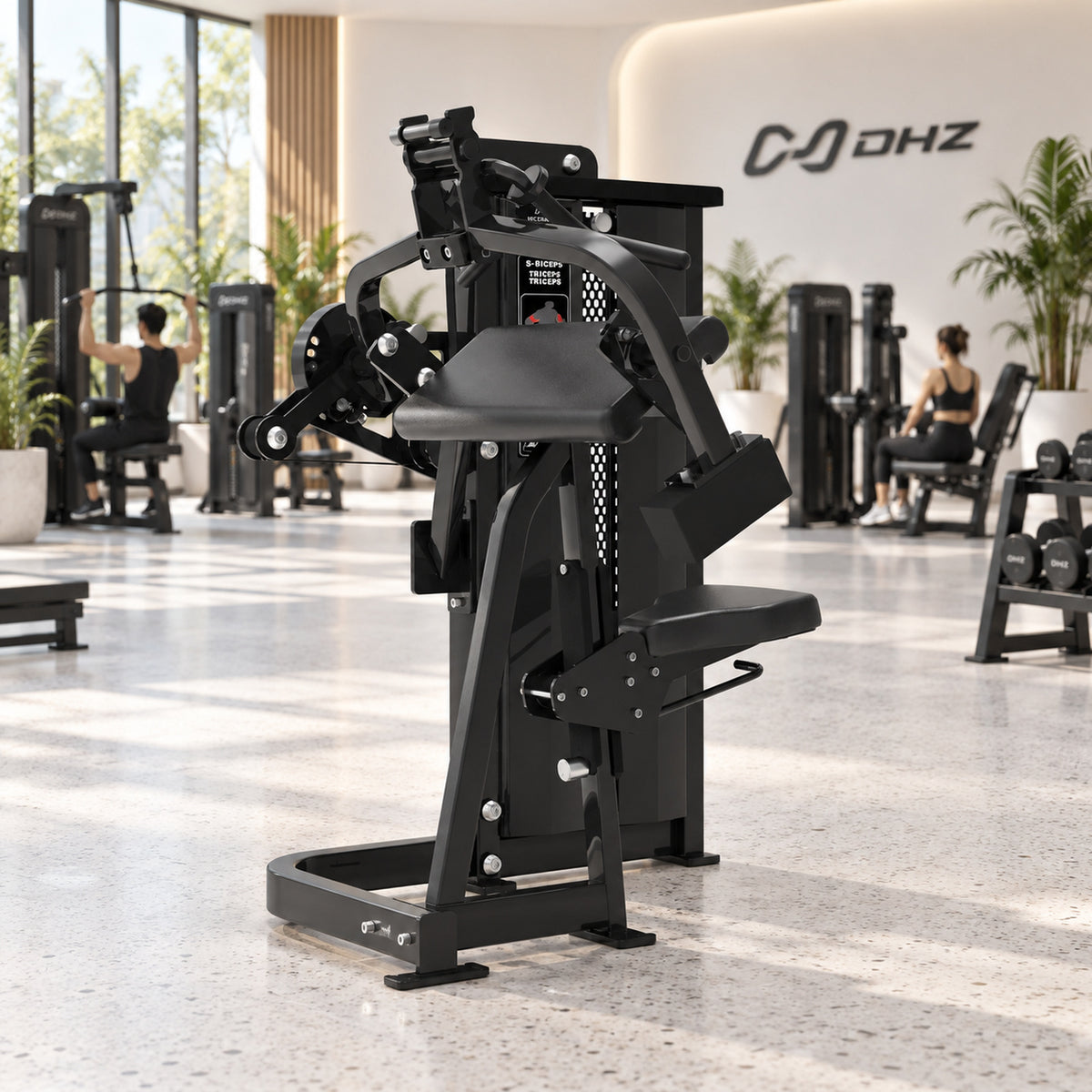 DHZ S-FORCE SM5087 Dual Biceps Curl & Triceps Extension – stroj na biceps a triceps pro fitness centra