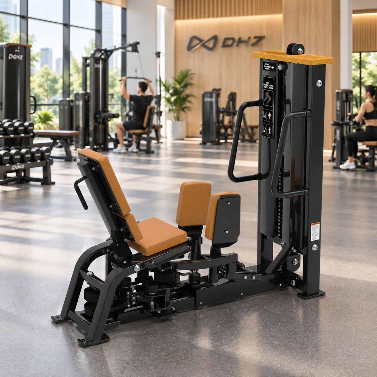 DHZ S-FORCE SM5089 Dual Adductor & Abductor – stroj na adduktory a abduktory pro fitness centra