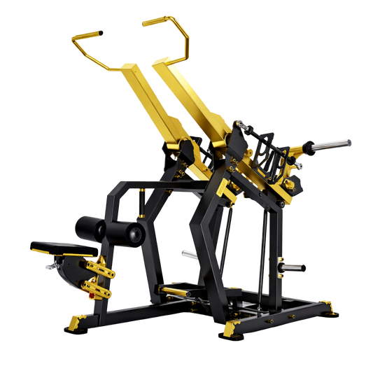 DHZ TITAN Mechanix Y920ZAPull Down - Plate Loaded Latzug für Fitnessstudios und professionelles Rückentraining