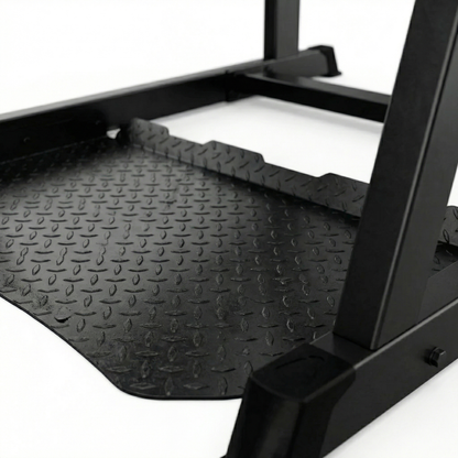 DHZ A601L Power Squat Pro – Plate Loaded Kniebeugenmaschine für professionelles Bein- und Gesäßtraining