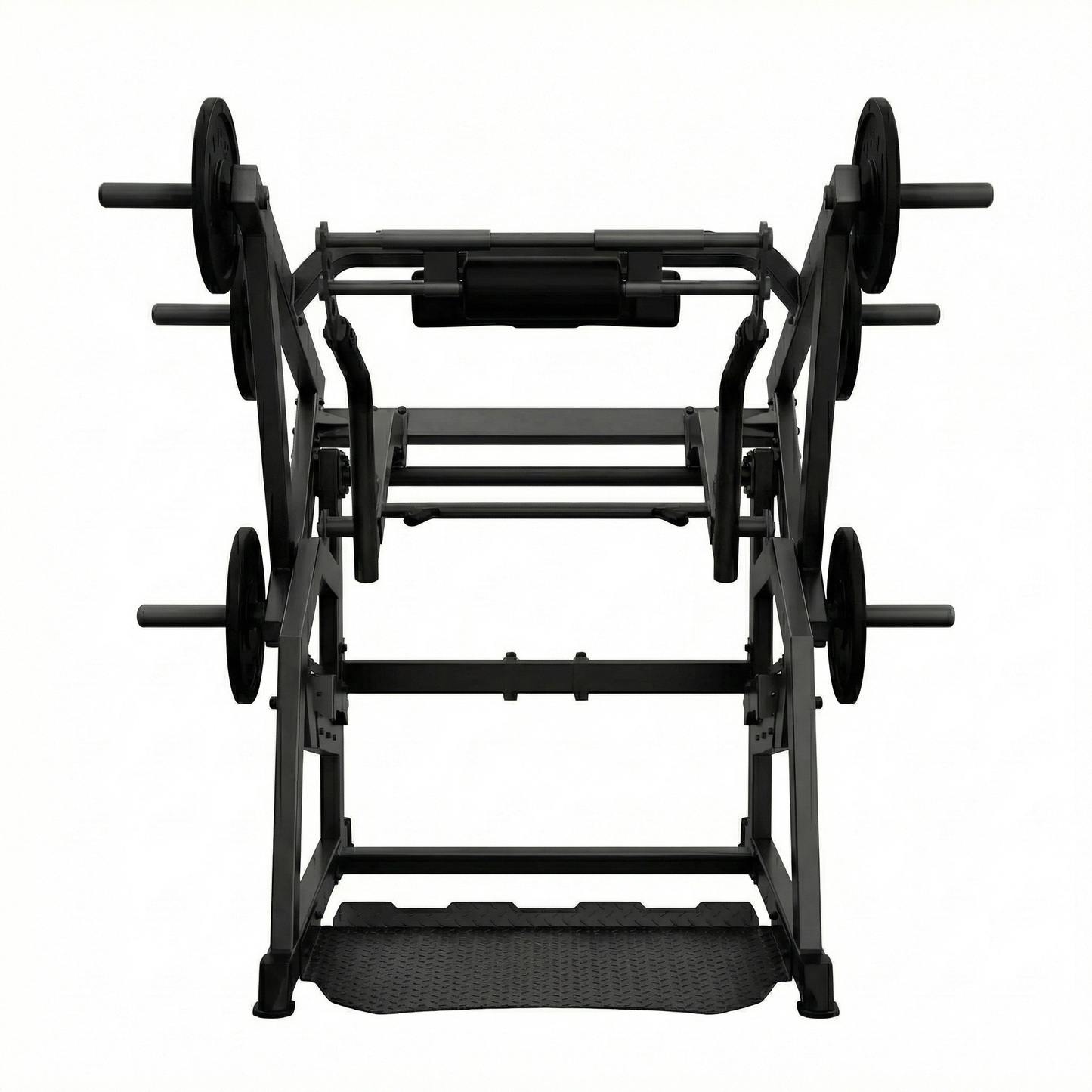 DHZ A601L Power Squat Pro – Plate Loaded Kniebeugenmaschine für professionelles Bein- und Gesäßtraining
