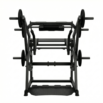 DHZ A601L Power Squat Pro – Plate Loaded Kniebeugenmaschine für professionelles Bein- und Gesäßtraining
