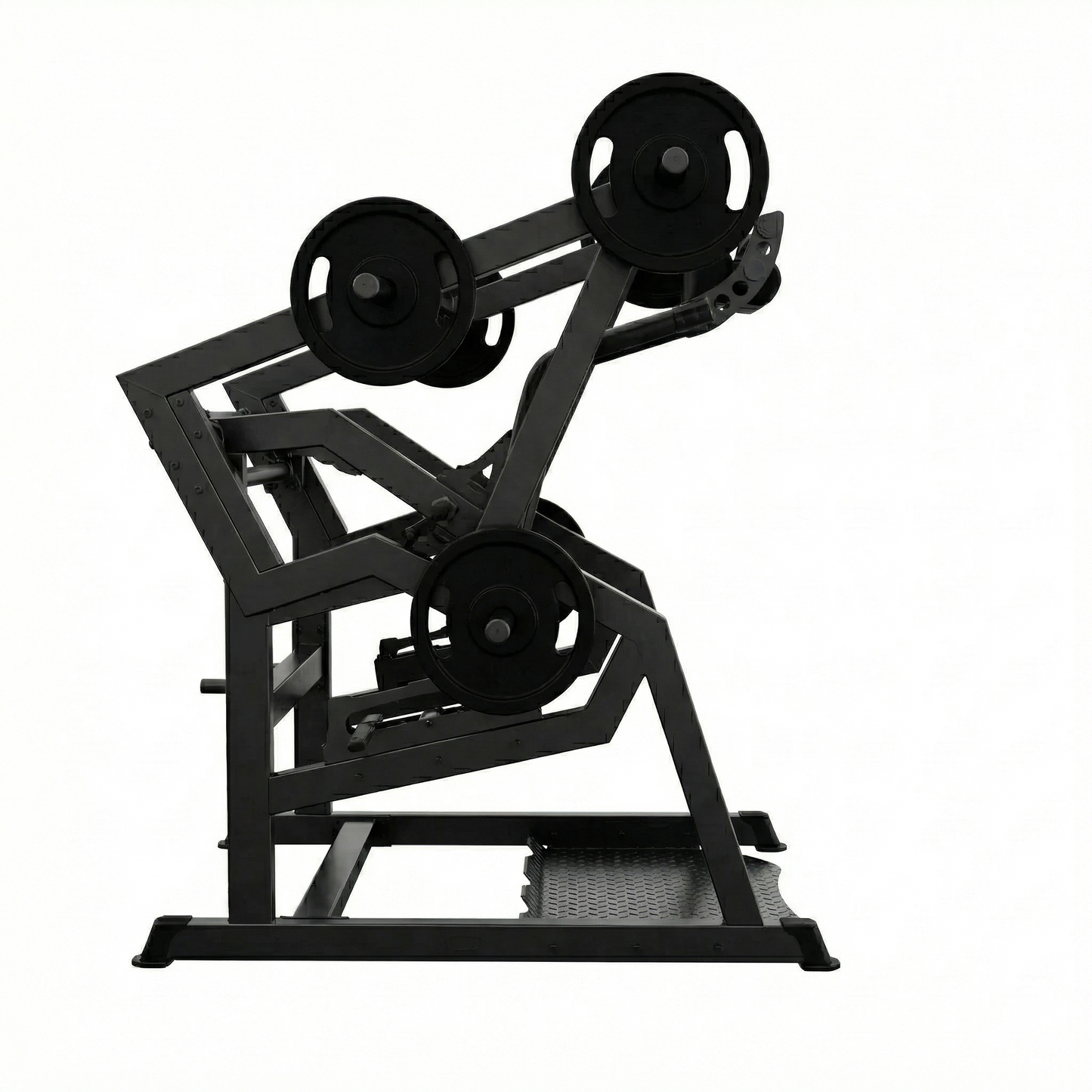 DHZ A601L Power Squat Pro – Plate Loaded Kniebeugenmaschine für professionelles Bein- und Gesäßtraining