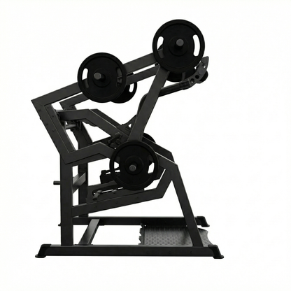 DHZ A601L Power Squat Pro – Plate Loaded Kniebeugenmaschine für professionelles Bein- und Gesäßtraining