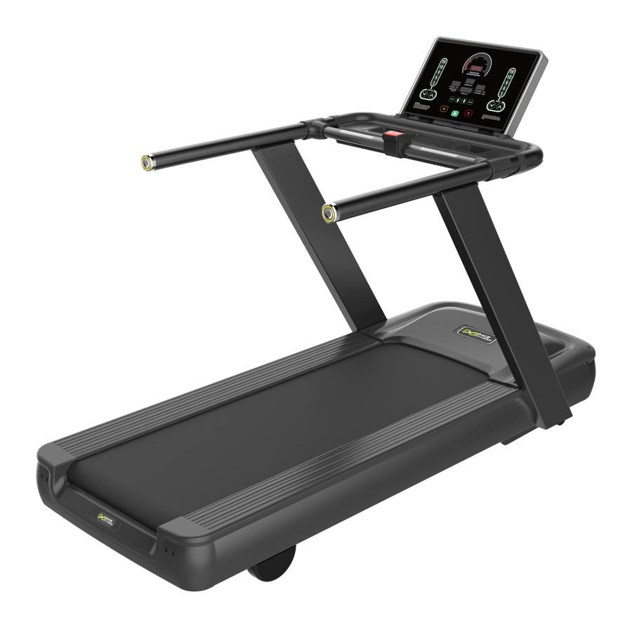 DHZ X8600 Profi Laufband – Hauptansicht auf weißem Hintergrund