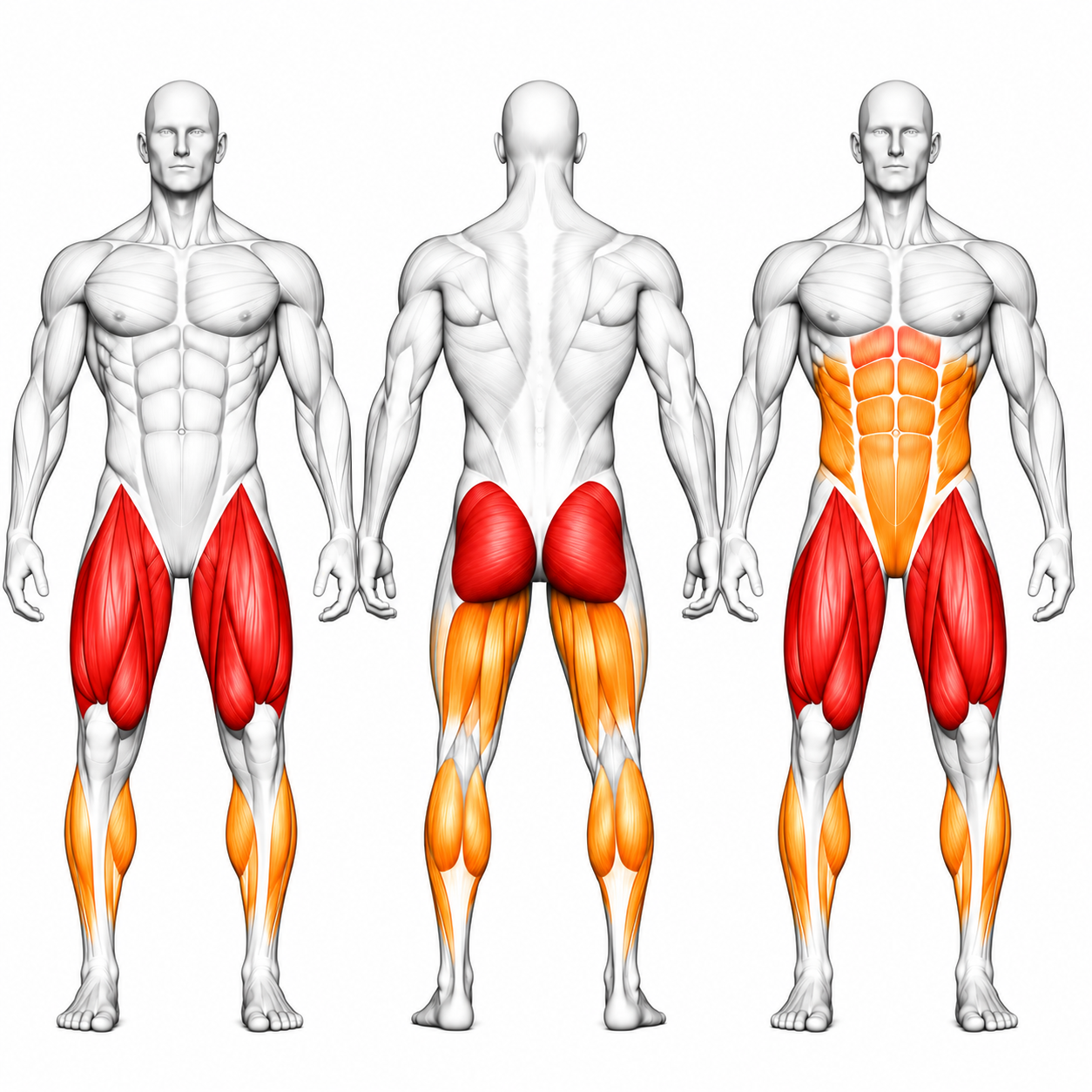 DHZ TITAN Extreme T912 Super Squat – Kniebeugenmaschine für Gesäß- und Beintraining