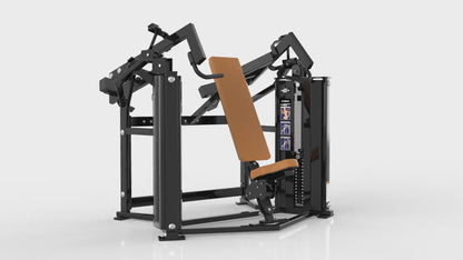 DHZ D-FORCE PM2041 Shoulder Press – tlak na ramena s dvojitou věží závaží pro fitness centra