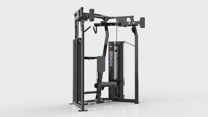 DHZ D-FORCE PM2045 High Row – High row-rygmaskine med dobbelt vægtmagasin