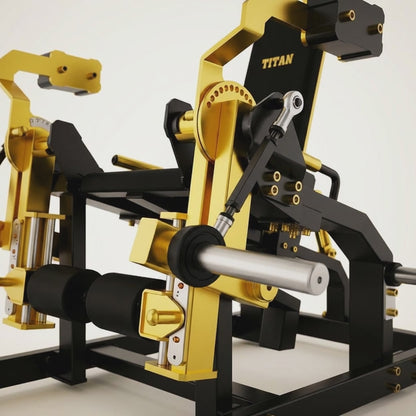 DHZ TITAN Mechanix Y960ZALeg Extension - Plate Loaded Beinstrecker für isoliertes Quadrizeps-Training