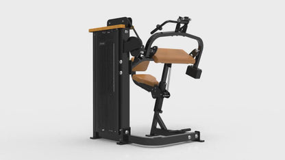 DHZ S-FORCE SM5028 Seated Dip – stroj na dipy vsedě se stohem závaží pro fitness centra