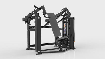 DHZ D-FORCE PM2041 Shoulder Press – tlak na ramena s dvojitou věží závaží pro fitness centra