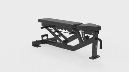 DHZ S-FORCE PM3007 Super Bench – nastavitelná posilovací lavice pro fitness centra