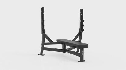 DHZ S-FORCE PM3012 Olympic Flat Bench – olympijská rovná lavica na bench press pre fitness centrá