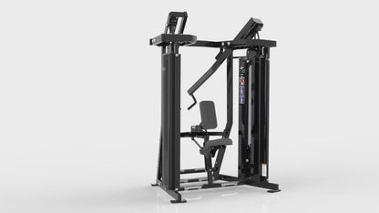 DHZ D-FORCE PM2039 Row – veslovací stroj s dvojitou věží závaží pro fitness centra