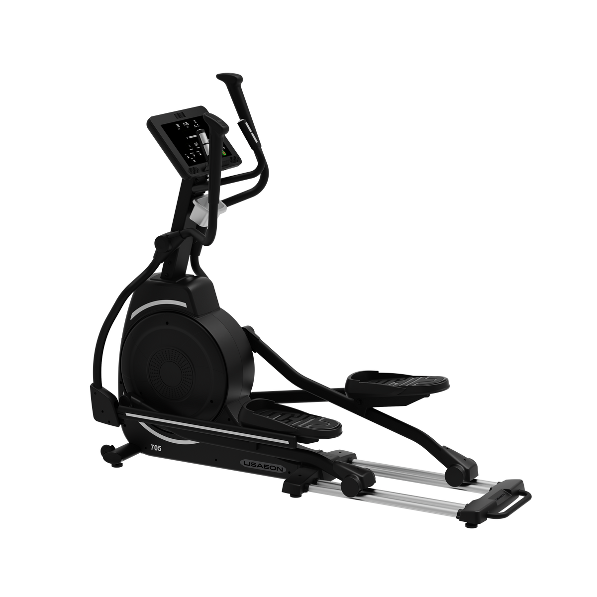 USAEON 705D Profi Crosstrainer Fitnessstudio – Seitenansicht