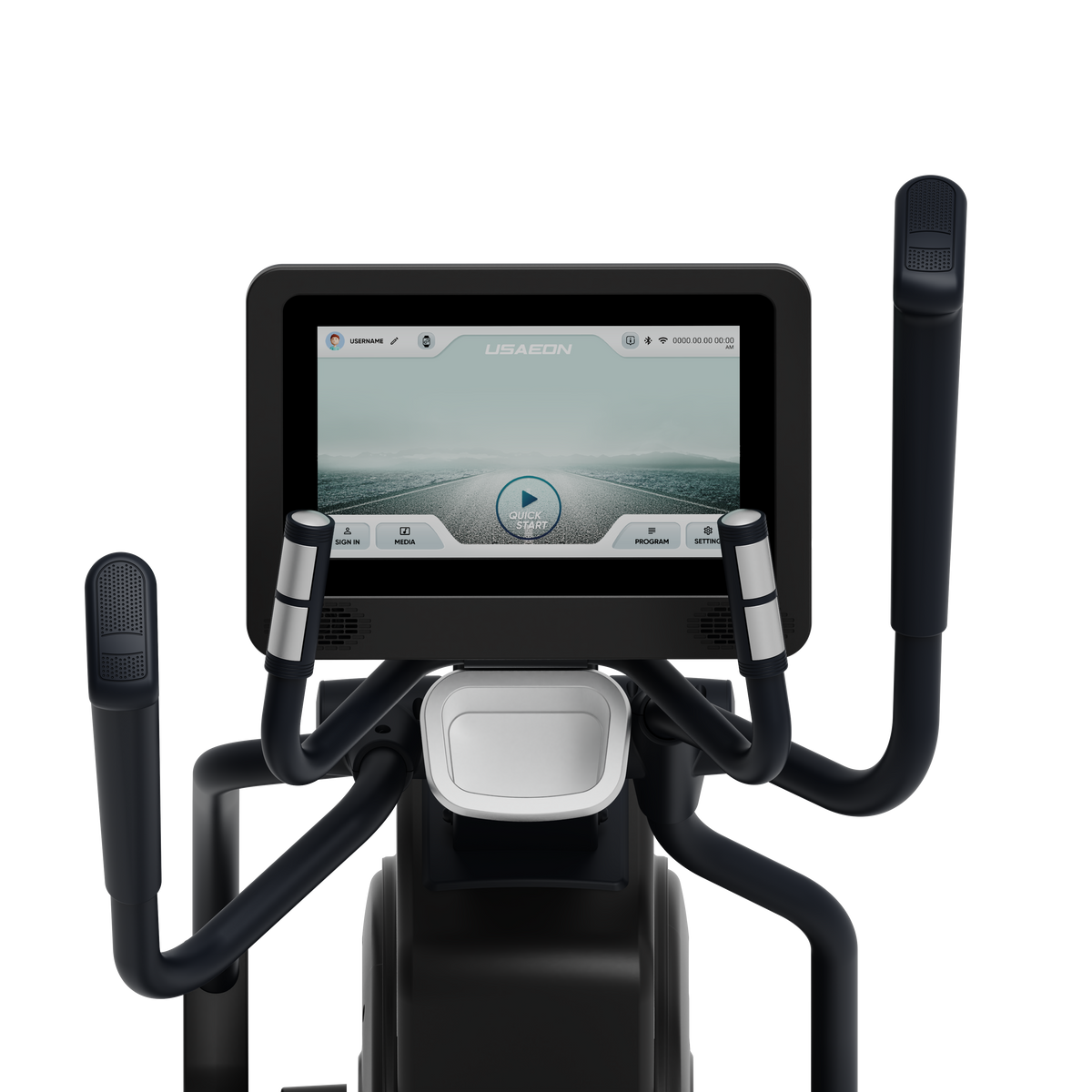 USAEON 705D Profi Crosstrainer für Fitnessstudio - Touchscreen - Konsole - TFT-Display