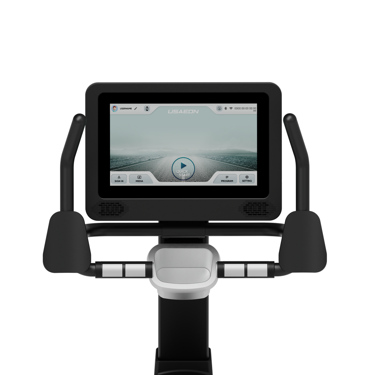 USAEON 705U Profi Ergometer für Fitnessstudio - Touchscreen - Konsole - TFT-Display