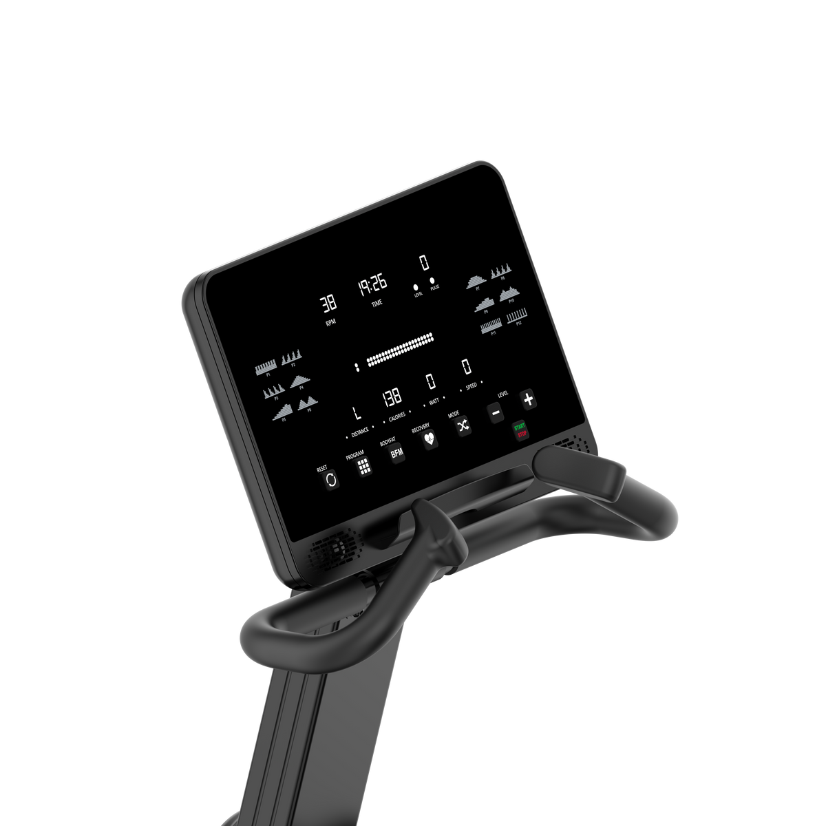 USAEON ULTIMAGLIDE 805R Premium Profi Liegeergometer für Fitnessstudio - Display - Konsole - LED-Display