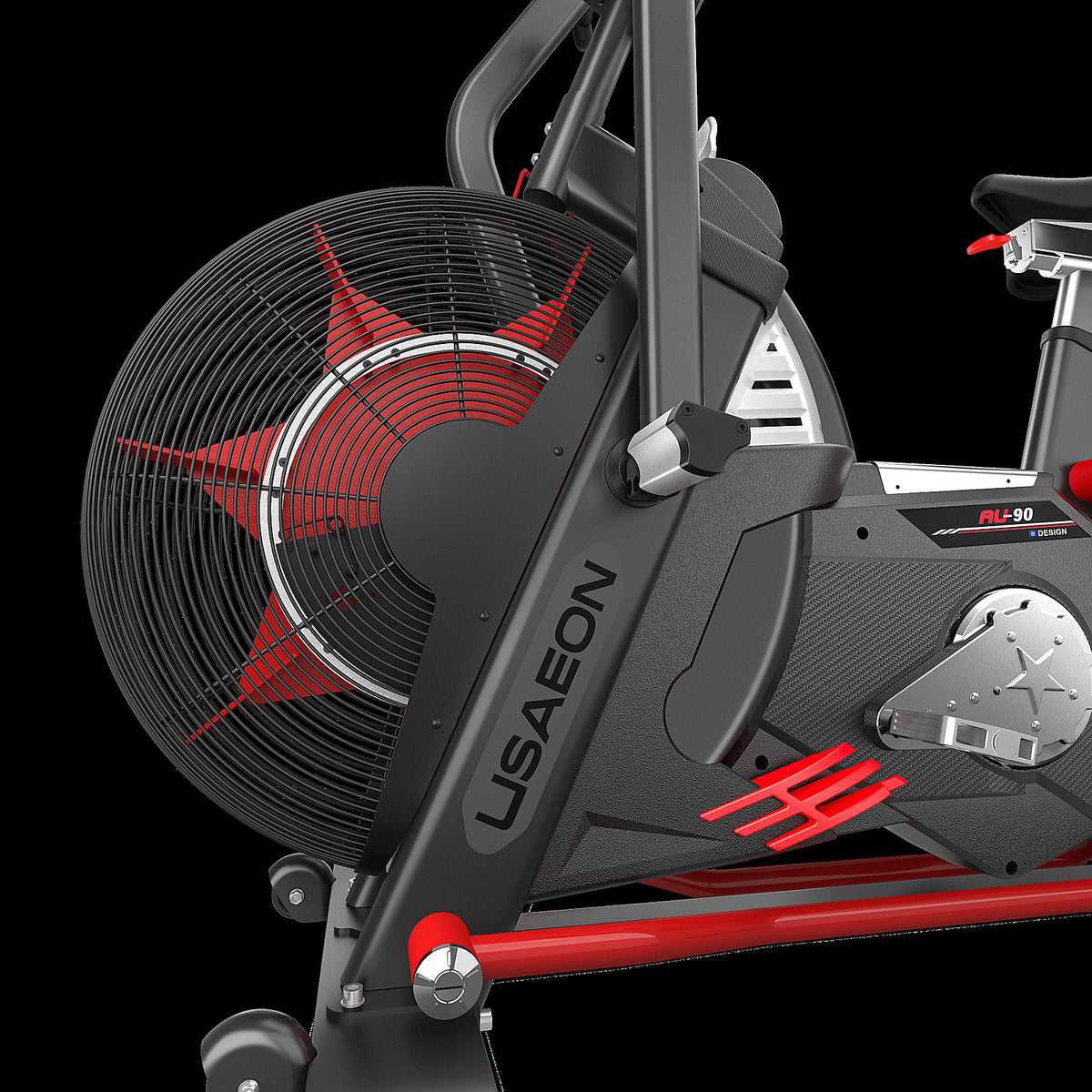 USAEON AU90+ Premium Profi Air Bike für Fitnessstudio